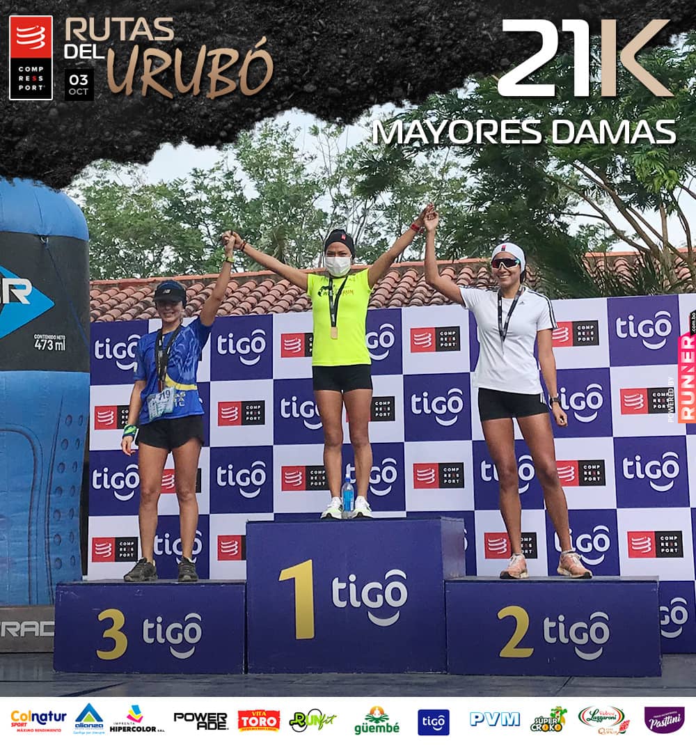 Carrera Rutas del Urubó - 21K / Mayores / Damas