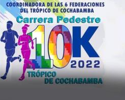 Carrera Pedestre 10K Trópico de Cochabamba