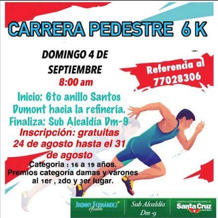 Carrera Pedestre 6K