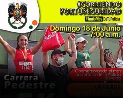 Carrera Pedestre 5K Corriendo por tu Seguridad