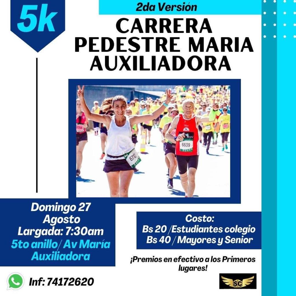 Carrera Pedestre Maria Auxiliadora 5K