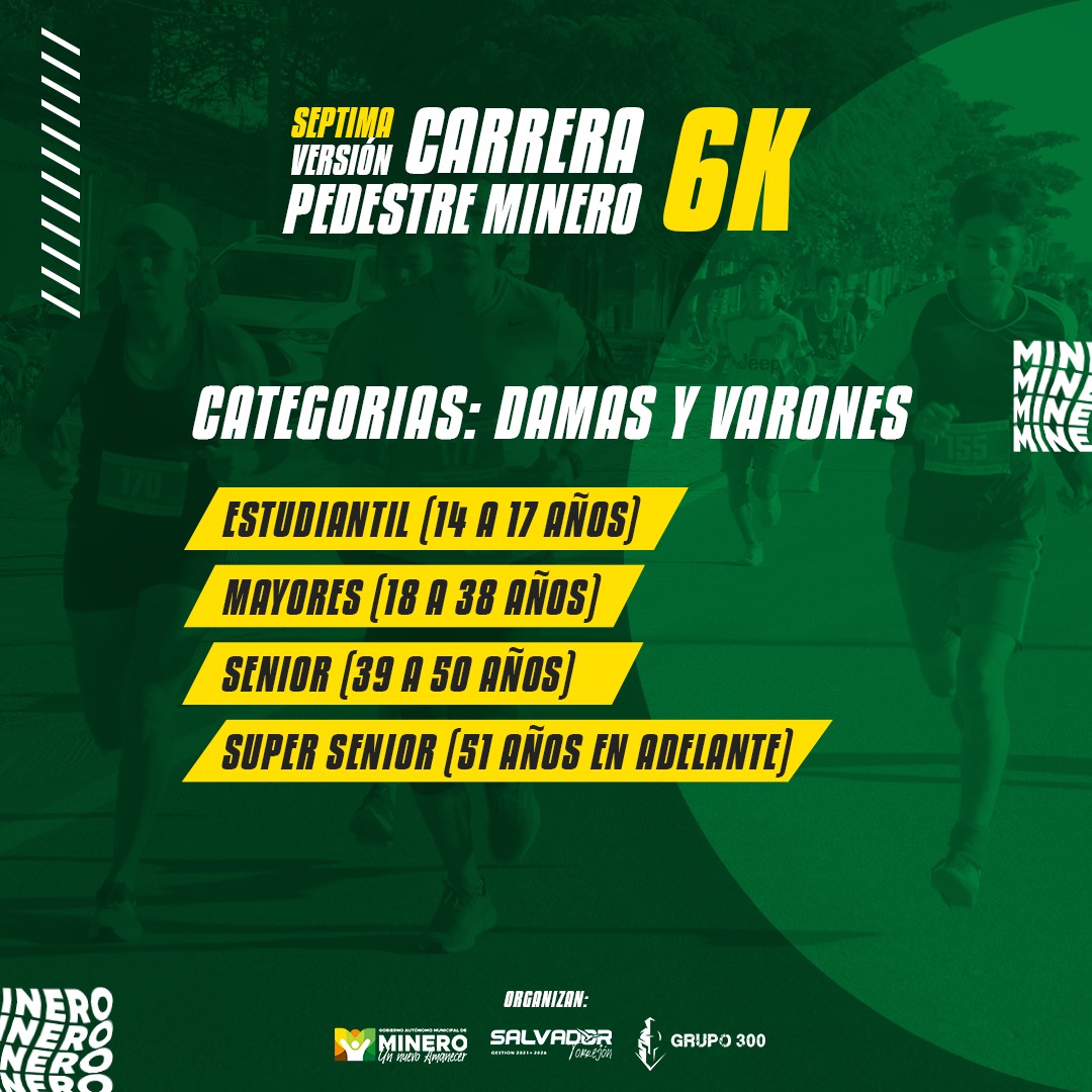 Carrera Pedestre Minero 6K