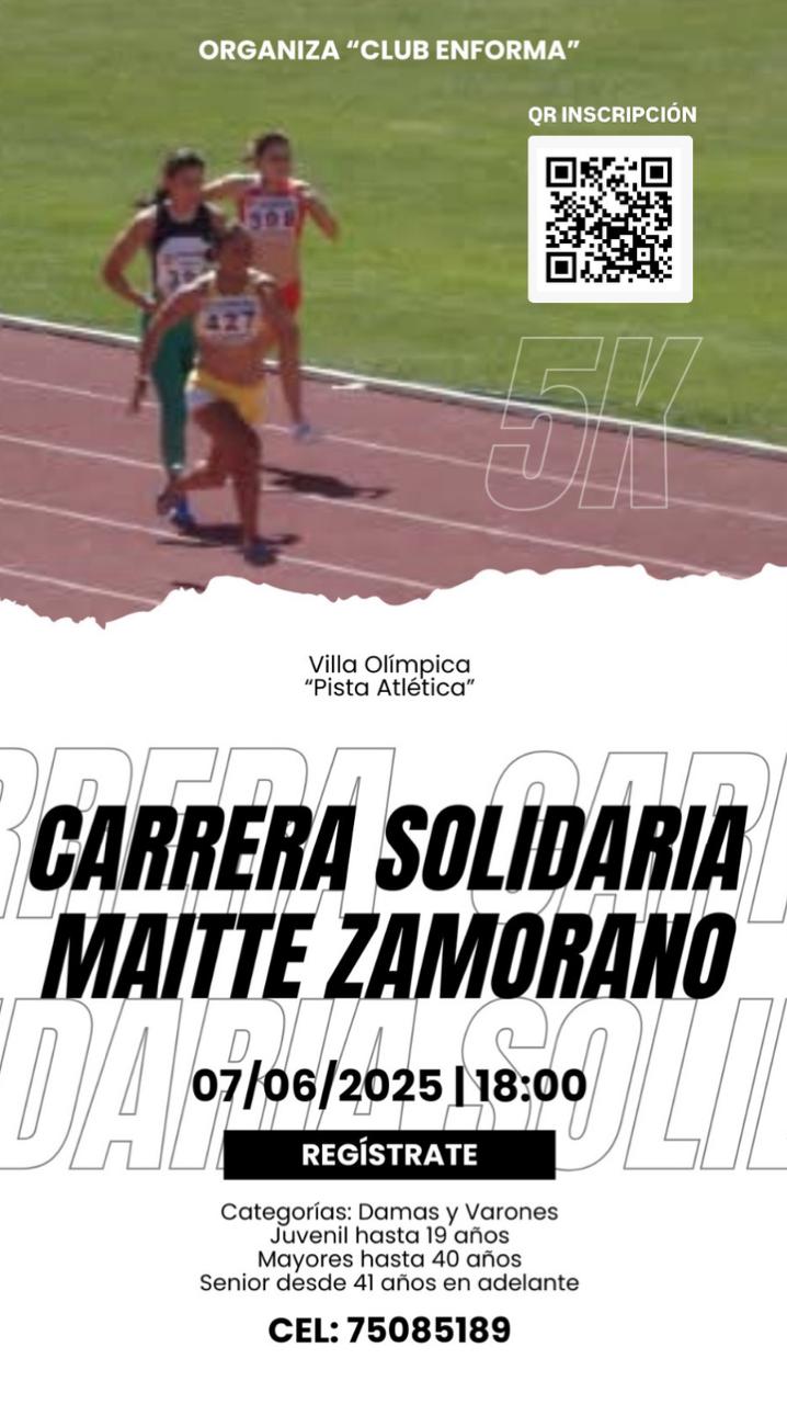 Carrera Solidaria Maitte Zamorano