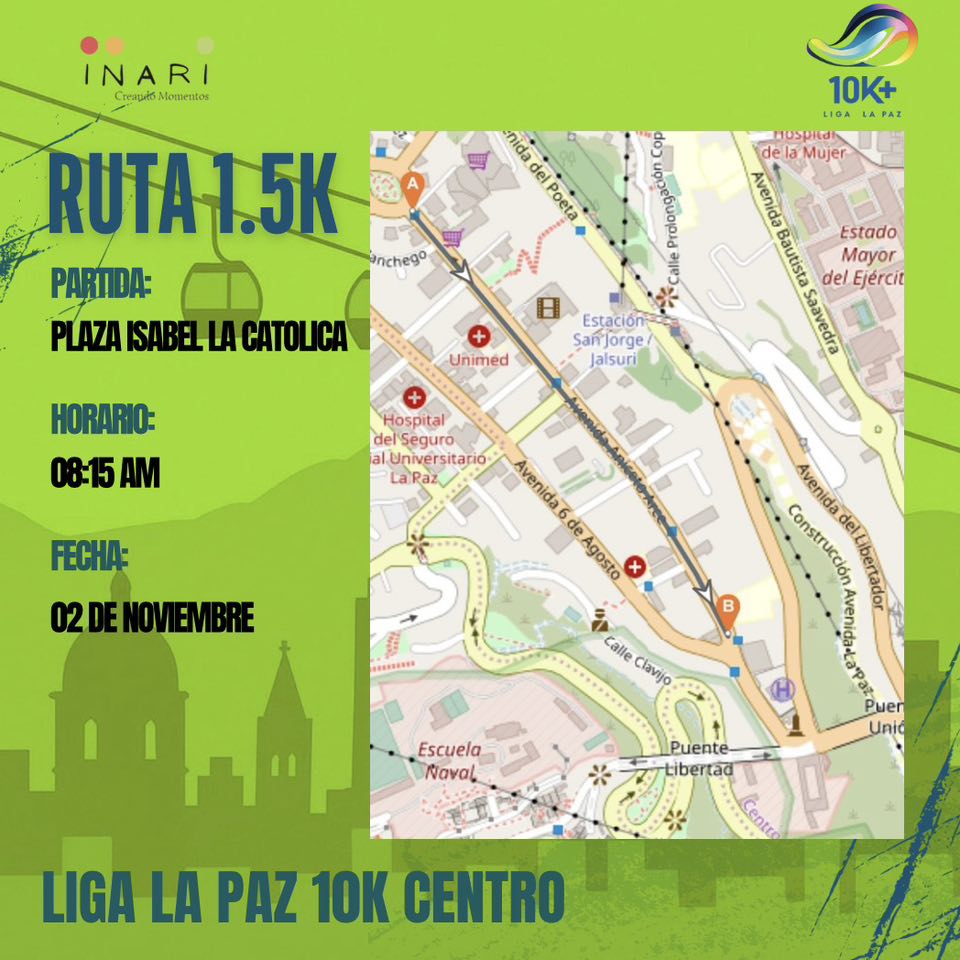 Liga La Paz 10K Centro