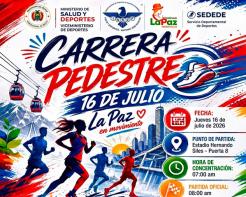Carrera Pedestre 16 de Julio La Paz en movimiento Carrera Pedestre 16 de Julio La Paz en movimiento