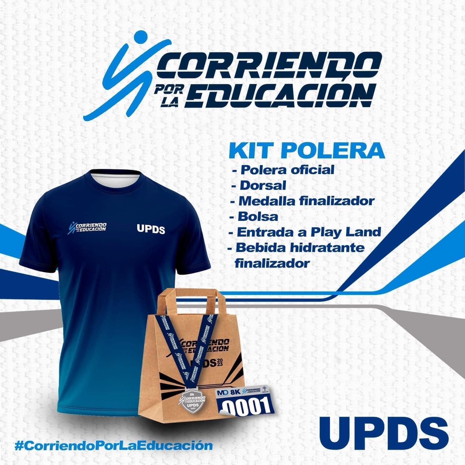 Corriendo por la Educación - Kit Polera