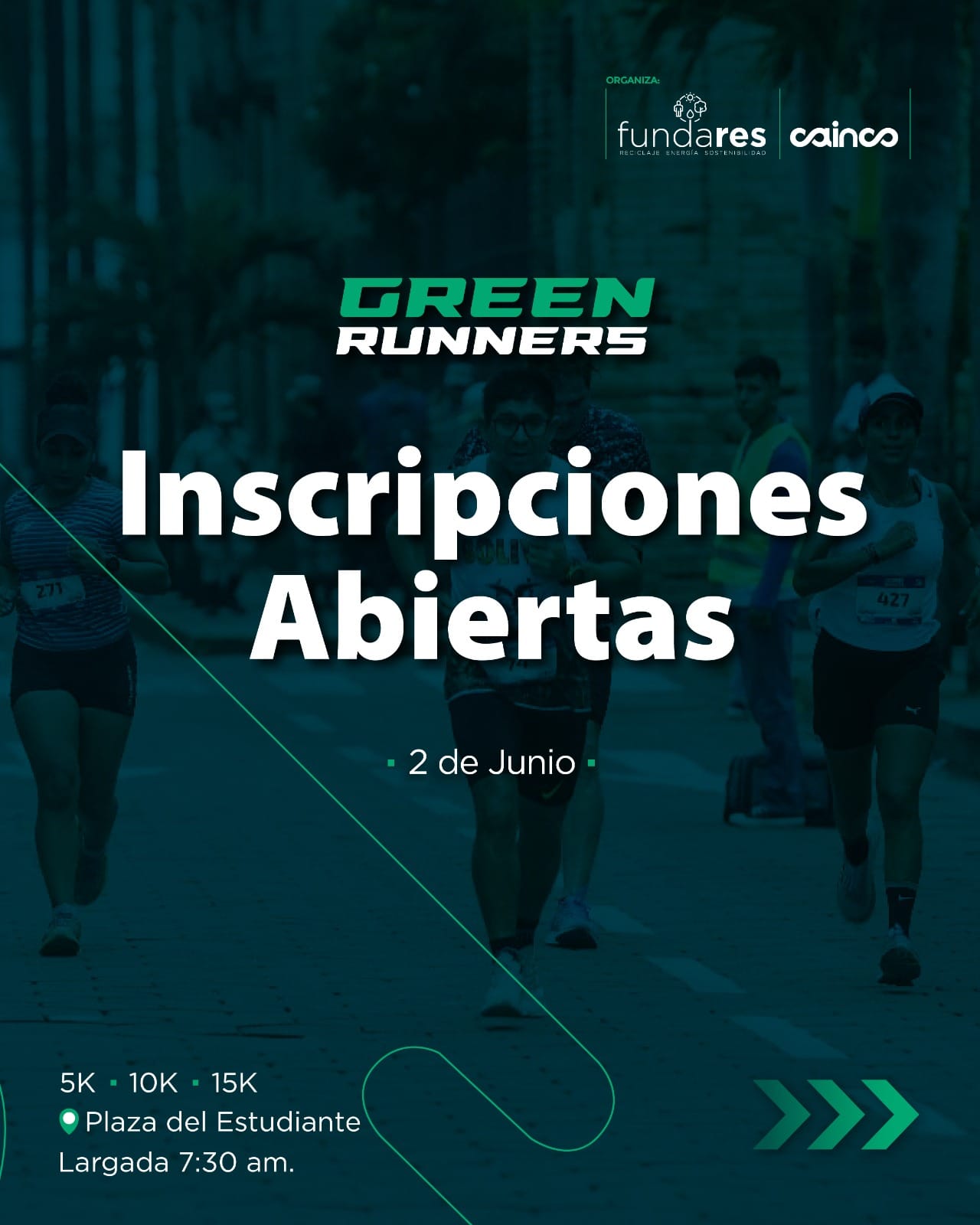 Inscripciones abiertas para la carrera Green Runners