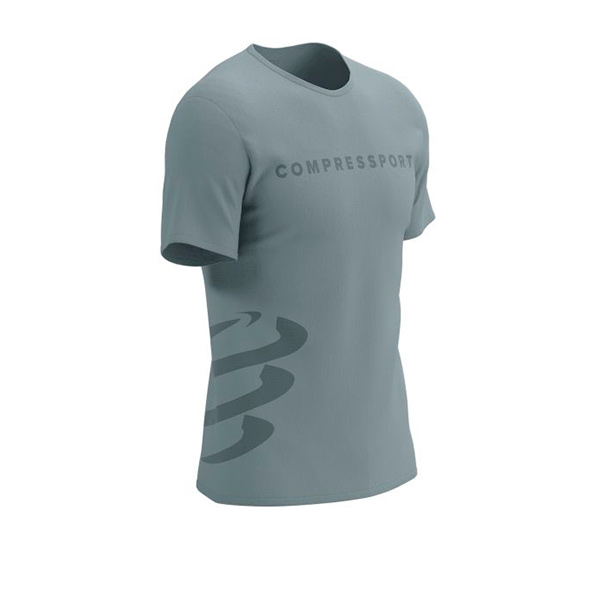 Polera Compressport Logo SS Tshirt M - Alloy